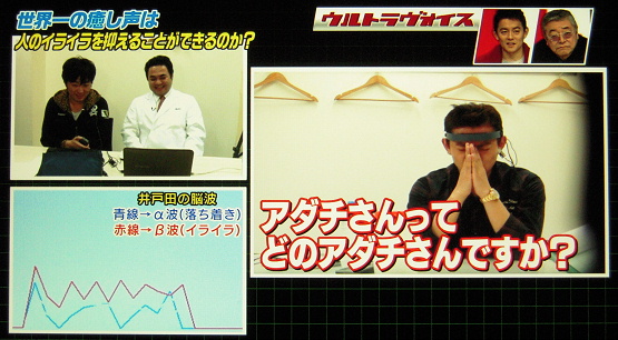 アダチさんの名前を出して井戸田潤さんを動揺させる。セルシネ・エイム研究所 代表 脳波研究家 和田知浩 アダチさんの名前を出して井戸田潤さんを動揺させる。