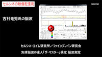 気律脳波の達人認定基準をクリアしてゾーンに入った吉村竜児氏の脳波グラフと解説。