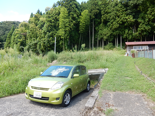 このレンタカー君、よく走ってくれたよ！  ありがとう。