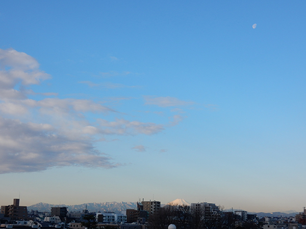 今日もよろしく！　視界ばっちりの東京・練馬より～