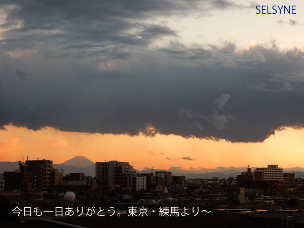 今日も一日ありがとう。東京・練馬より～