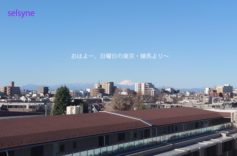 おはよー。日曜日の東京・練馬より～