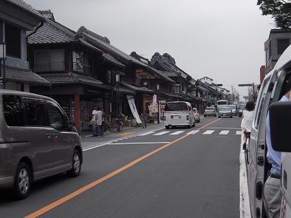 小江戸の町並。 小江戸の町並。